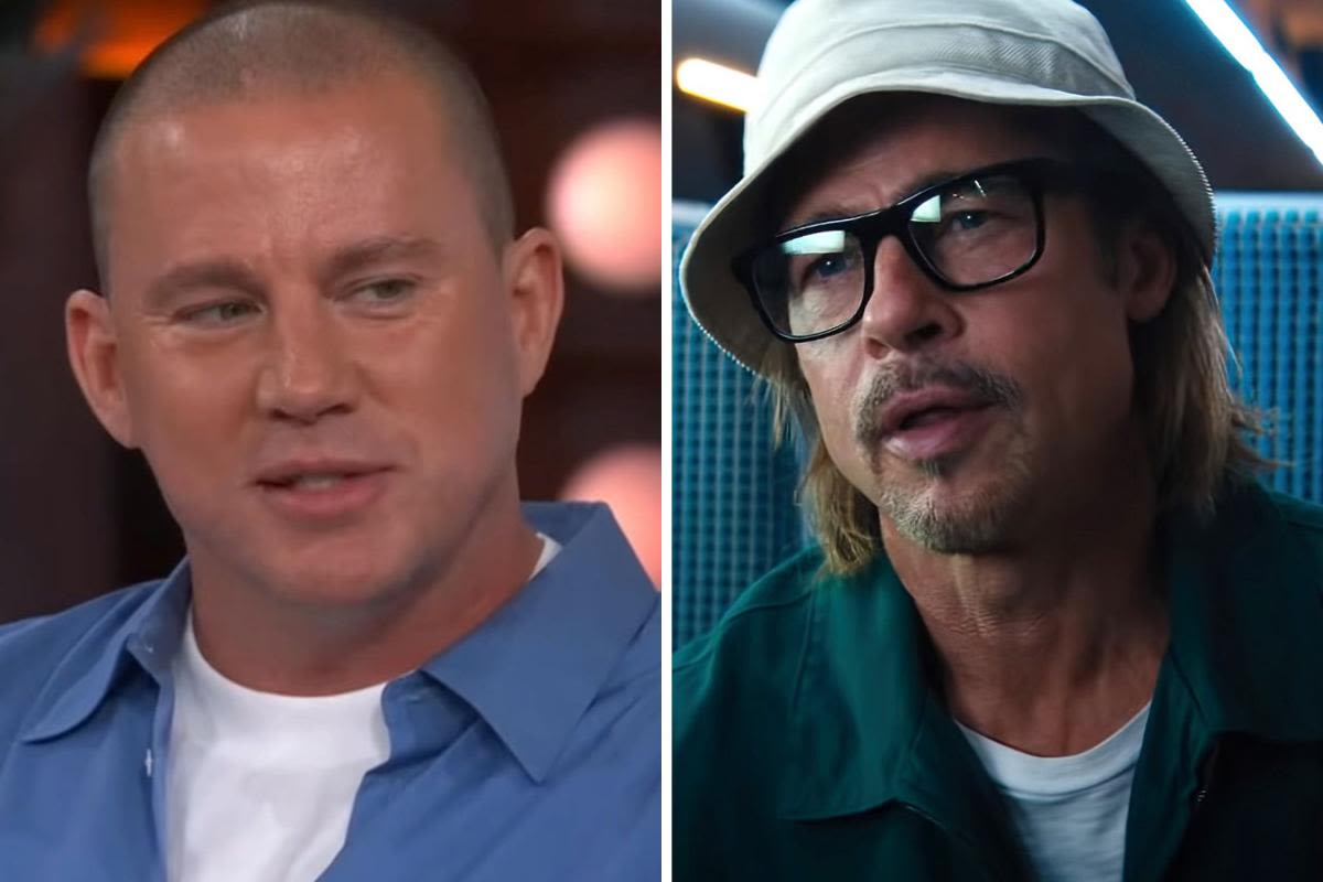 Channing Tatum says Brad Pitt was "uncomfortable" with his "sexually inappropriate" 'Bullet Train' cameo