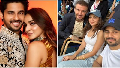 Sidharth Malhotra’s Throwback Thursday post ft David Beckham and ‘cheer partner’ Kiara Advani deserves your instant attention