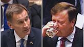 Hunt says ‘difficulty’ of autumn statement will not drive him to drink in Commons