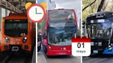 Metro, Metrobús, Trolebús y Cablebús tendrán horario especial el miércoles 1 de mayo, Día del Trabajo