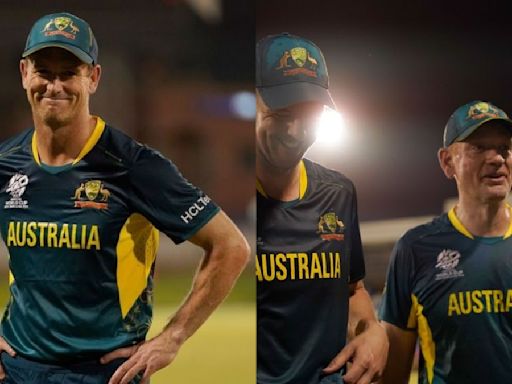 IPL 2024 Effect: Selector Bailey, Head Coach McDonald Seen Fielding For 9-Man Australia Team In 2024 T20 WC Warm-Up Match vs Namibia; Check Pic...