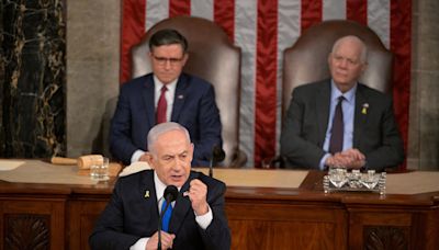 以色列總理赴美國國會演說 挺巴示威人潮擠爆華府