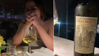 Se confundieron con el precio del vino que pidieron en un restaurante y cuando llegó la cuenta quedaron sin palabras