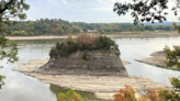 You usually need a boat to get to this Missouri landmark. Now it’s dry enough to walk