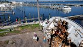 Hurricane Ian remnants: Photos of destroyed boats in Fort Myers Yacht Basin