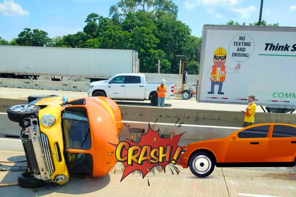 WATCH: Oscar Mayer Wienermobile Involved in Accident, Does a Hot Dog Roll