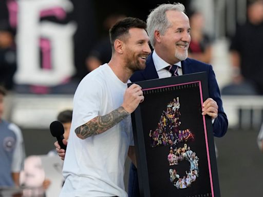 Así fue el homenaje del Inter de Miami a Messi, el más ganador de la historia