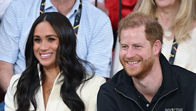 Prince Harry and Meghan Markle Pack on the PDA at Charity Sporting Event