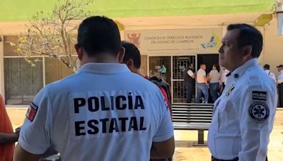 “¡Queremos que nos paguen!”: Policías de Campeche exigen mejores condiciones laborales