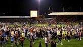 ‘No justification’ for Crawley pitch invasion after Fulham cup upset, says EFL