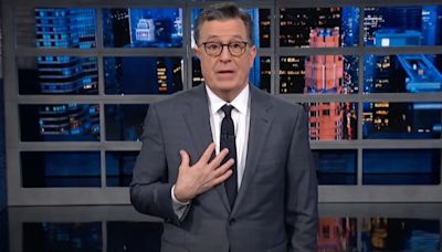 Stephen Colbert Feels Conflicted Covering Dead Dog Scandal: ‘Unlike Kristi Noem, I Don’t Like Beating a Dead Horse’ | Video