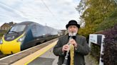 Clarinet player performs at local railway station to curb his loneliness