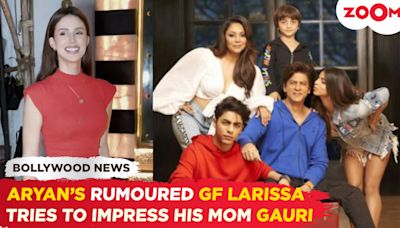 Aryan Khan's rumoured GF Larissa Bonesi's cute gesture to impress his mom Gauri Khan