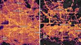 What Houston looked like from space before the derecho storm and after