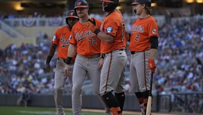 Orioles power into playoffs on HRs by McCann, Kjerstad for 6-2 win to finish sweep of Twins