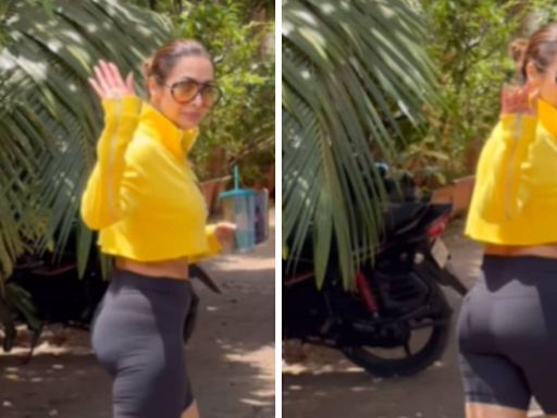 Malaika Arora Picks Up Trash From Outside Her Gym But The Internet Is Not Happy - News18