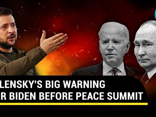 'If Biden Skips, Putin Would...': Zelensky's Fear Over Russia-less Peace Summit In Switzerland