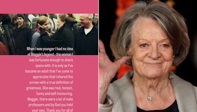 Emma Watson faz post em homenagem a Maggie Smith: 'Definição de grandeza'