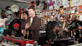 See Justin Timberlake Cram Lots of People, Hits Into His Tiny Desk Concert