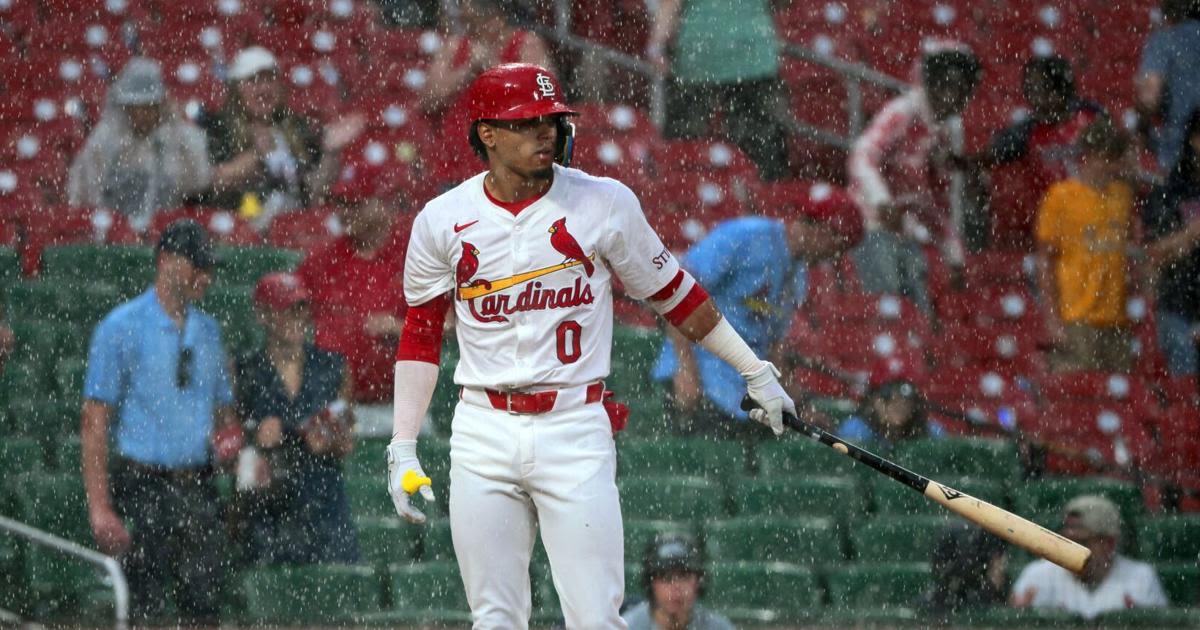 Cardinals left all wet in extra-inning loss to the White Sox after more than a 3-hour delay