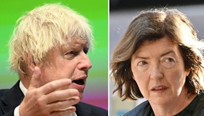 Boris Johnson in stinging attack on 'karaoke' Sue Gray and her pal Starmer