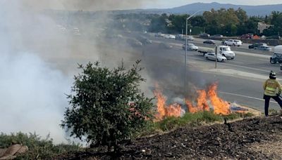 San Jose vegetation fire near Tully Road triggers shelter-in-place advisory