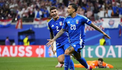 Euro 2024: Zaccagni scores stoppage time equaliser against Croatia to help Italy qualify for last-16