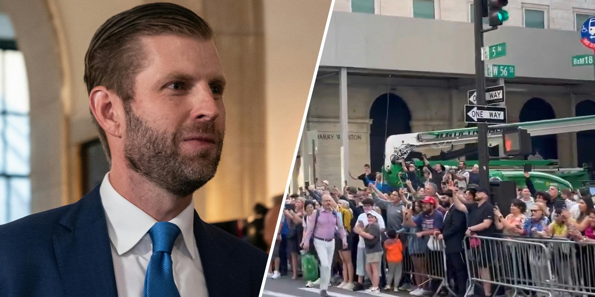 Trump fans, Biden supporters, or tourists: Eric Trump's crowd video sparks lengthy disagreement
