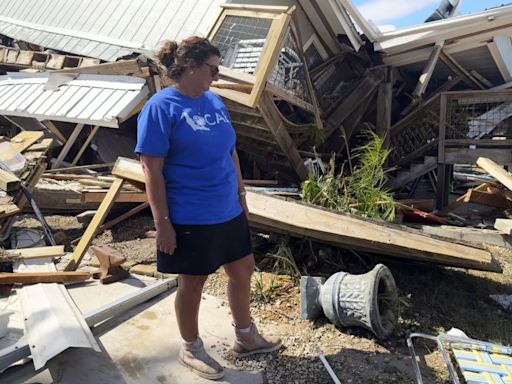 Florida communities hit three times by hurricanes grapple with how and whether to rebuild