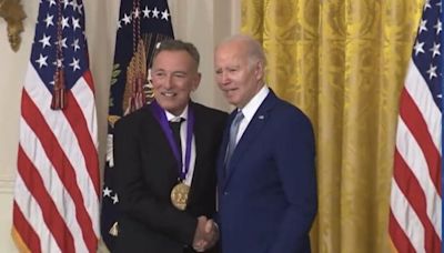 The pride of Delaware? Springsteen receives National Medal of Arts from President Biden
