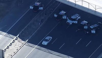 Watch live: Police pursuit of possible shooting suspect comes to stop on I-80 in Fairfield