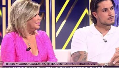 Todo lo que no se vio del cara a cara entre Terelu y Carlo Costanzia: 'Es un animal'