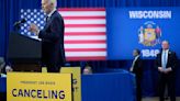 Biden promotes ‘life-changing’ student loan relief in Wisconsin as he rallies younger voters