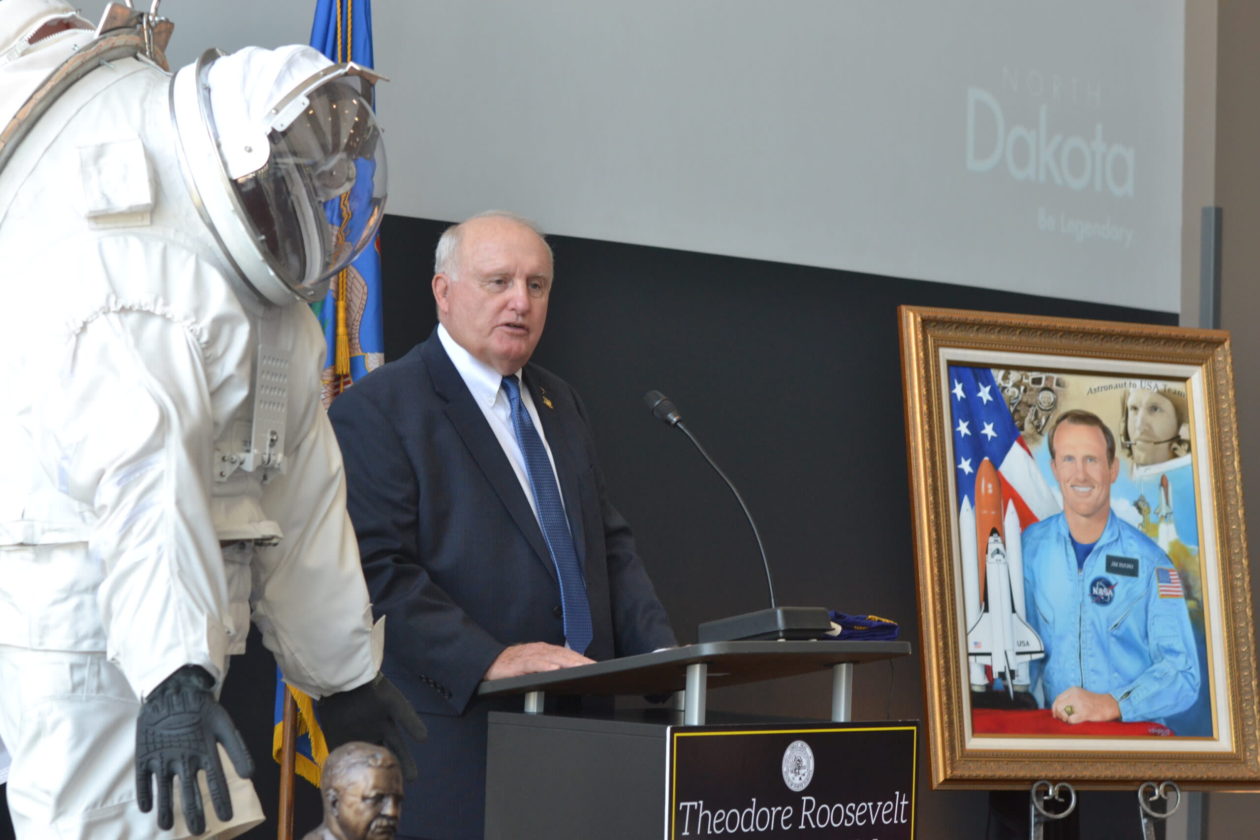 First North Dakotan to fly in space awarded state’s top honor