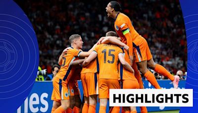 Euro 2024 Highlights: Netherlands 2-1 Turkey