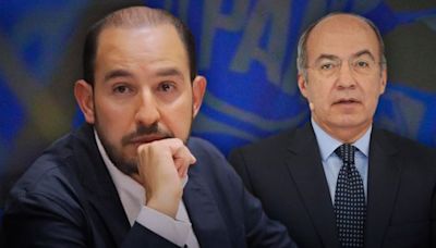 Marko Cortés culpa a Felipe Calderón de la triste realidad del PAN y le pide hablar de García Luna