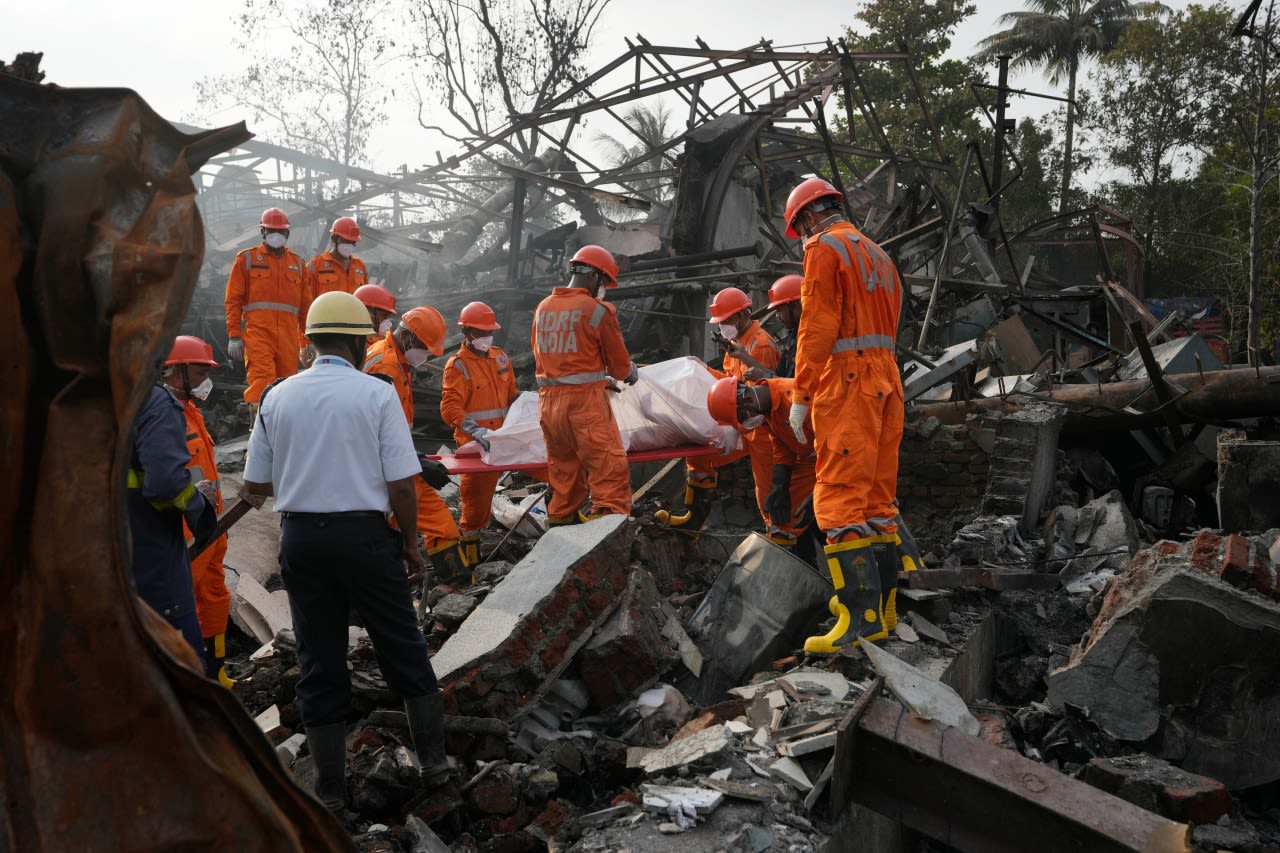 Explosion and fire at chemical factory in India kills at least 9, injures 64