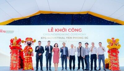 北寧工業繁榮：KTG Industrial在Yen Phong IIC的新階段破土動工