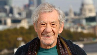 Ian McKellen 'looking forward to returning to work' after falling off London stage