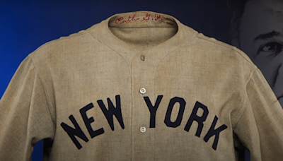 Babe Ruth’s infamous “Called Shot” Yankees jersey up for auction, valued at $30 million | amNewYork