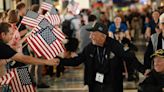 American sends World War II veterans off in honor of the 80th anniversary of D-Day