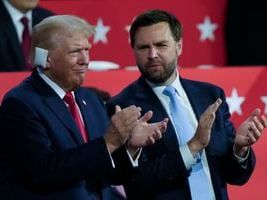 Donald Trump enters Republican convention hall with a bandaged ear and gets a hero’s welcome