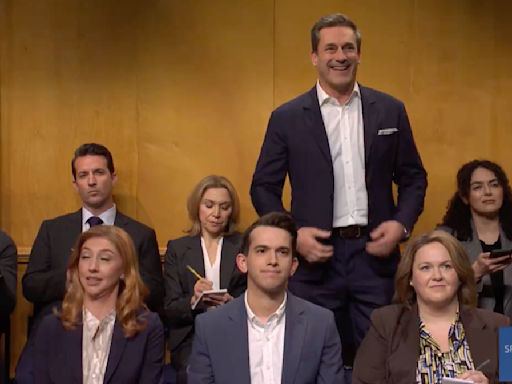 Jon Hamm Pops By the 'SNL' Finale for a Skit About Character Actors