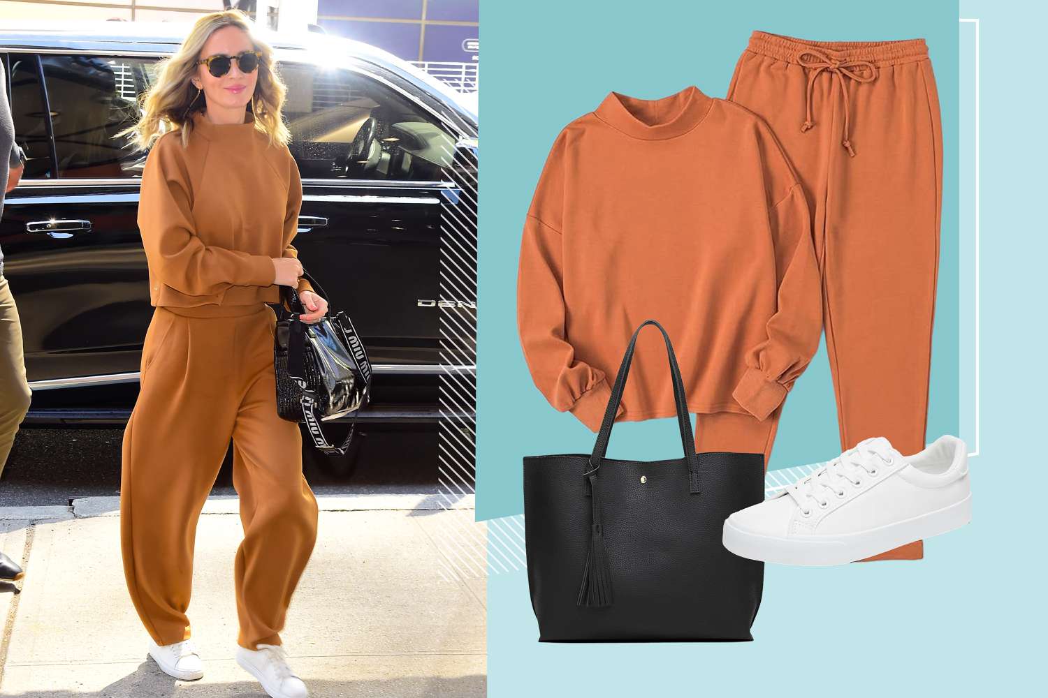 Emily Blunt Wore the Easy Outfit Starter Celebs Are Repeatedly Turning to This Spring — Shop Lookalikes from $37