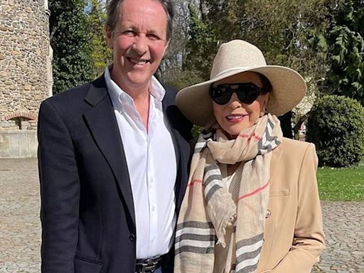 Joan Collins reveals rare corner of holiday home in Provence