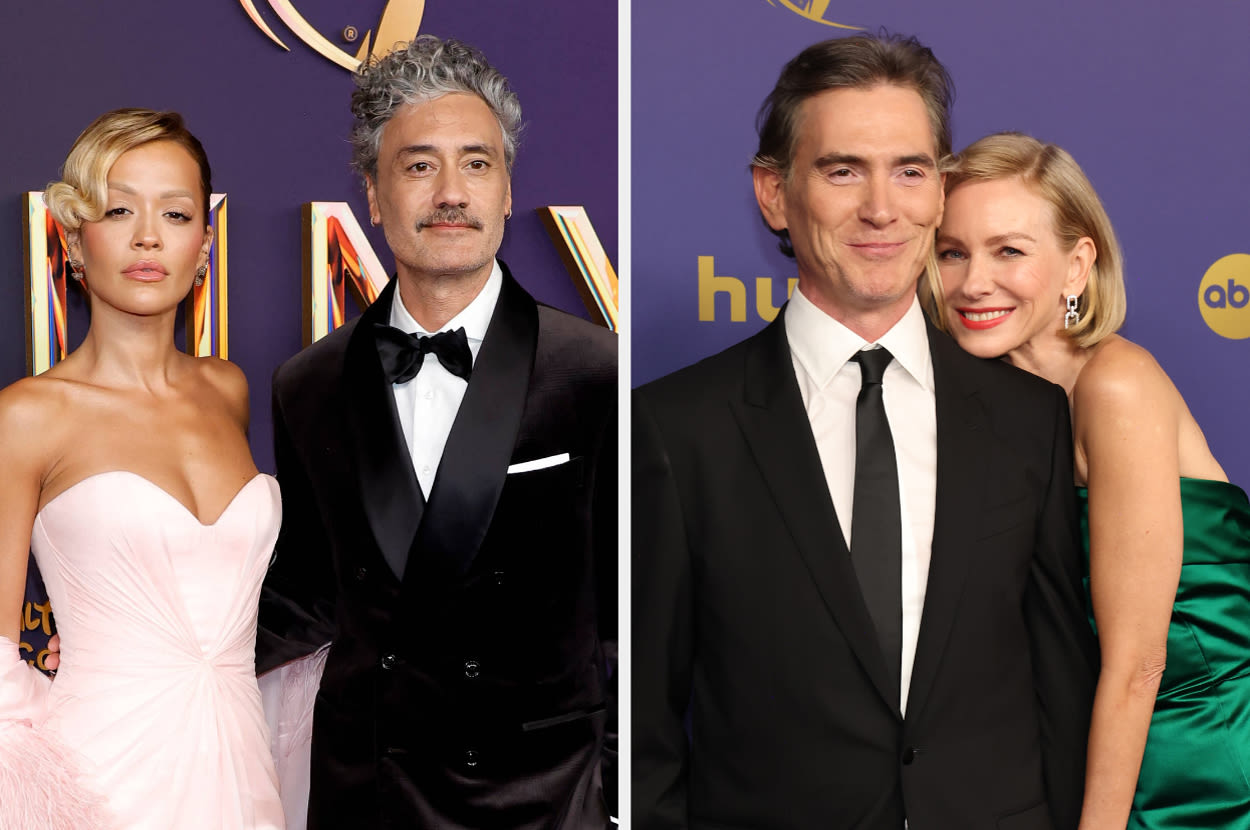 Here's What Celeb Couples Wore On The Red Carpet At The 2024 Emmy Awards