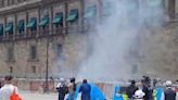 Violenta protesta en Palacio Nal.; hay 26 lesionados