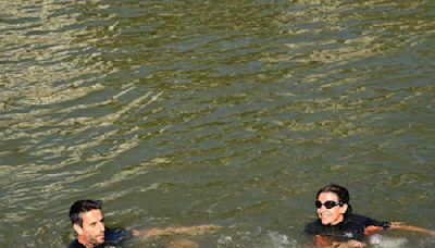 Paris mayor Anne Hidalgo passes Seine verdict after swim in bid to assure doubters