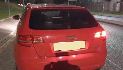 Young driver has car seized after Audi stopped with tail light out