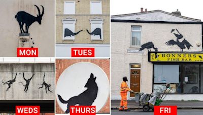 What do the five new Banksy pieces mean? We look at the clues